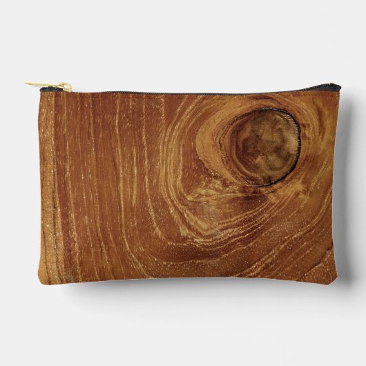 Teak Rustieke Houten Graan Bruin Natuur Patroon Fo Etui (Voorkant)