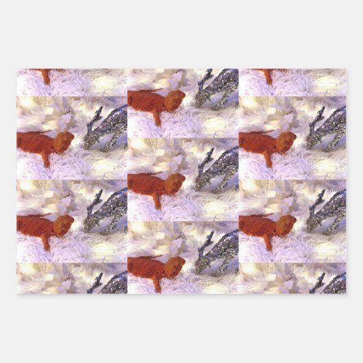 Teak the Bearded Dragon - 3 Pose Set Inpakpapier Vel (Voorkant 2)