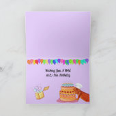 Teak the Beardie wenst je een fijne verjaardag Kaart (Binnen)