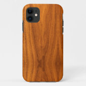 Teakfineer houtnerfstijl Case-Mate iPhone case (Achterkant)