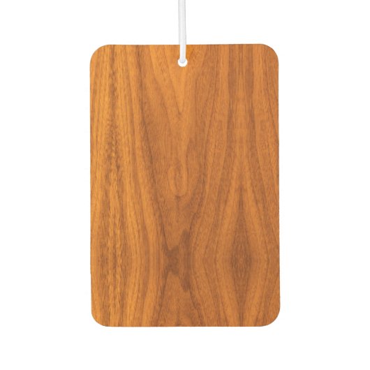 Teakfineer houtnerfstijl luchtverfrisser (Voorkant)