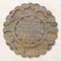 Teakhouten Scroll Design op maat