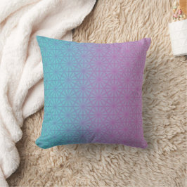 Teal and lavender throw pillow kussen