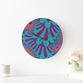 Teal and Orange Loop Grote Klok (Huis)