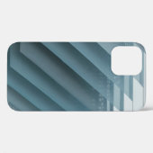 Teal and white digital wallpaper Case-Mate iPhone case (Achterkant (horizontaal))