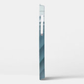 Teal and white digital wallpaper Case-Mate iPhone case (Achterkant / Links)