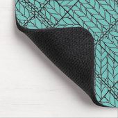 TEAL ARGYLE GEBREIDE Muismat (Hoek)