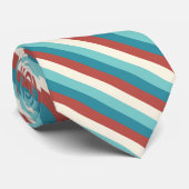 Teal blauw | verbrand Sinaasappel | Sluimsteen Stropdas (Opgerold)