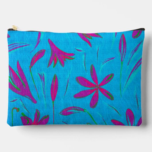 Teal Bloei Bries Etui (Voorkant)