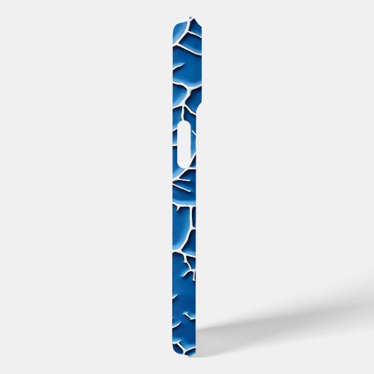 Teal Branch Textuur iPhone Hoesje Modern Design (Achterkant / Rechts)