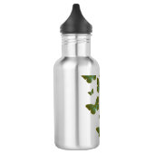 Teal Butterflies Water Bottle Waterfles (Links)
