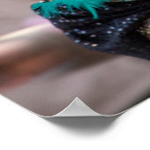 Teal Carnival Costume, Venice Poster (Hoek)