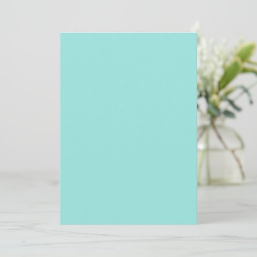 Teal Color Kaart (Staand voorkant)