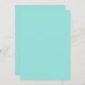 Teal Color Kaart (Voorkant / Achterkant)