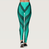 Teal Como Reflectie Leggings (Achterkant)