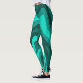 Teal Como Reflectie Leggings (Links)