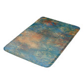 Teal Cooper Patina Douchegordijn Badmat (Gekanteld)