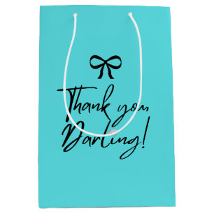 Teal & Diamant Medium Cadeauzakje