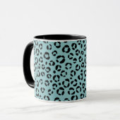 Teal Dierprint Mok (Voorkant links)