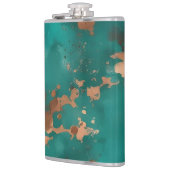 Teal en Brons Heupfles (Links)