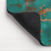 Teal en Brons Muismat (Hoek)