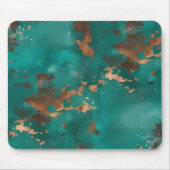 Teal en Brons Muismat (Voorkant)