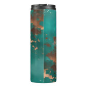 Teal en Brons Thermosbeker (Achterkant)