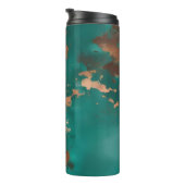 Teal en Brons Thermosbeker (Geroteerd rechts)