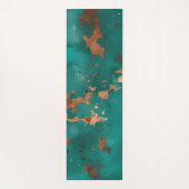 Teal en Brons Yogamat (Achterkant)