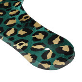 Teal en Goud Luipaard Serie Design 3 Snijplank (Hoek)