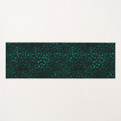 Teal en Goud Luipaard Serie Design 4 Yogamat (Voorkant (horizontaal))