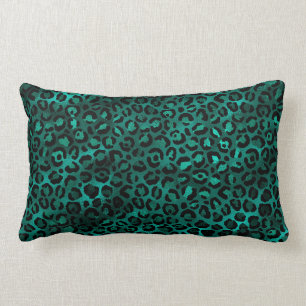 Teal en Goud Luipaard Serie Design 5 Kussen
