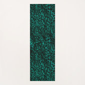 Teal en Goud Luipaard Serie Design 5  Yogamat (Voorkant)