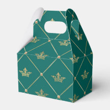 Teal en Gouden Vintage Prinses