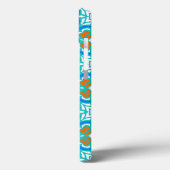 Teal Etnisch Patroon Case-Mate iPhone Case (Achterkant / Links)