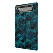 Teal Galaxy Serie Design 4 Mini Klembord (Angled2)