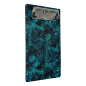 Teal Galaxy Serie Design 4 Mini Klembord (Schuin)