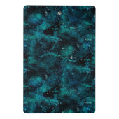 Teal Galaxy Serie Design 4 Mini Klembord (Achterkant)