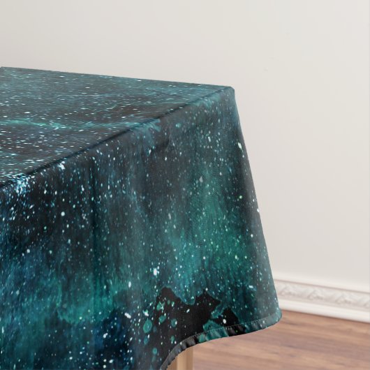 Teal Galaxy Serie Design 4 Tafelkleed (Voorbeeld)