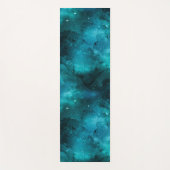 Teal Galaxy Serie Design 7 Yogamat (Voorkant)