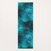 Teal Galaxy Serie Design 7 Yogamat (Achterkant)