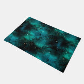 Teal Galaxy Serie Ontwerp 1 Deurmat (Schuin)