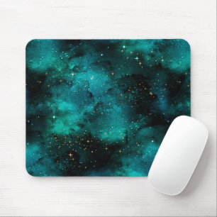 Teal Galaxy Serie Ontwerp 1 Muismat