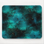 Teal Galaxy Serie Ontwerp 1 Muismat (Voorkant)