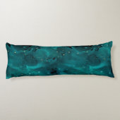Teal Galaxy Serie Ontwerp 2 Lichaamskussen (Achterkant)