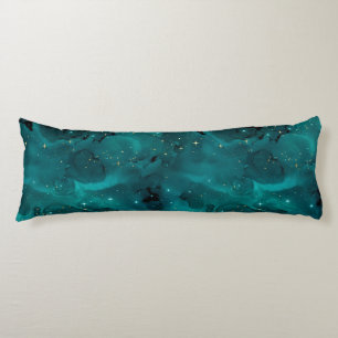 Teal Galaxy Serie Ontwerp 2 Lichaamskussen