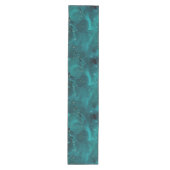 Teal Galaxy Serie Ontwerp 2 Medium Tafelloper (Voorkant)