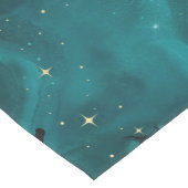 Teal Galaxy Serie Ontwerp 2 Medium Tafelloper (Hoek)