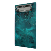 Teal Galaxy Serie Ontwerp 2 Mini Klembord (Angled2)