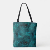 Teal Galaxy Serie Ontwerp 2 Tote Bag (Achterkant)